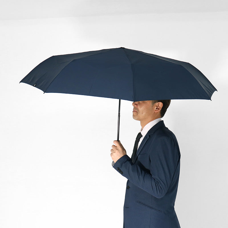雨傘 ネイビー 60cm 1PMC183202037 / 自動開閉式 折りたたみ傘