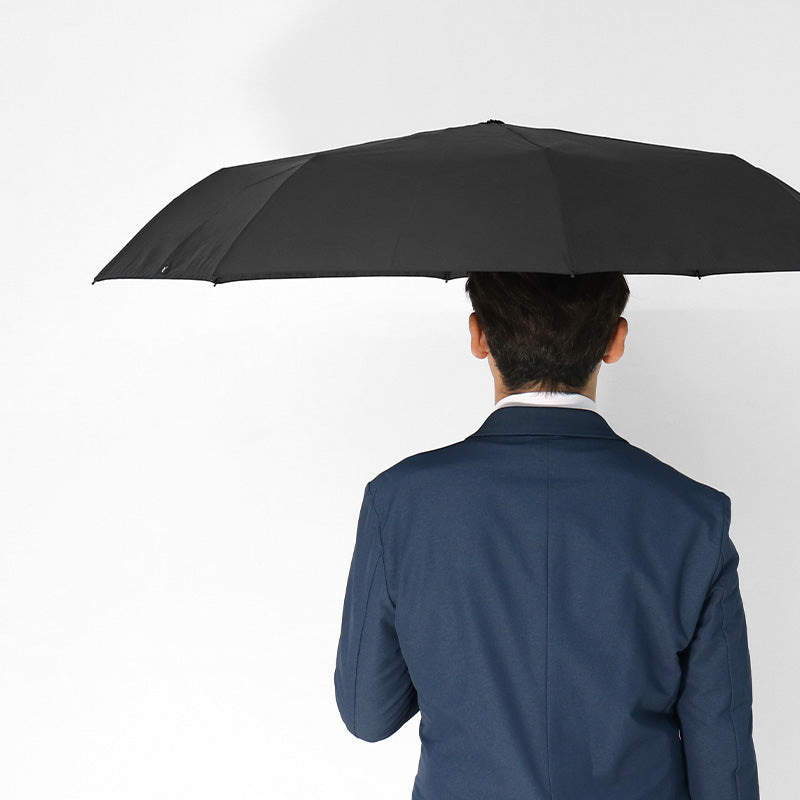 雨傘 ブラック 60cm 1PMC183202098 / 自動開閉式 折りたたみ傘