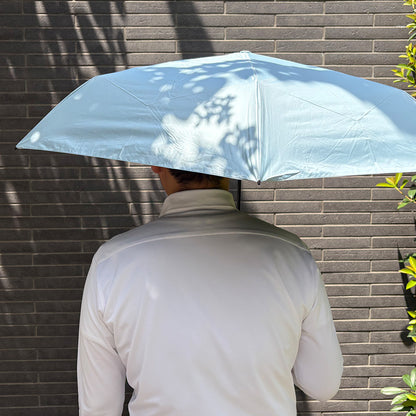 日傘 レイクブルー	55cm / 自動開閉式 折りたたみ傘 晴雨兼用