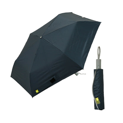 日傘 ニュームーンブラック 55cm / 自動開閉式 折りたたみ傘 晴雨兼用