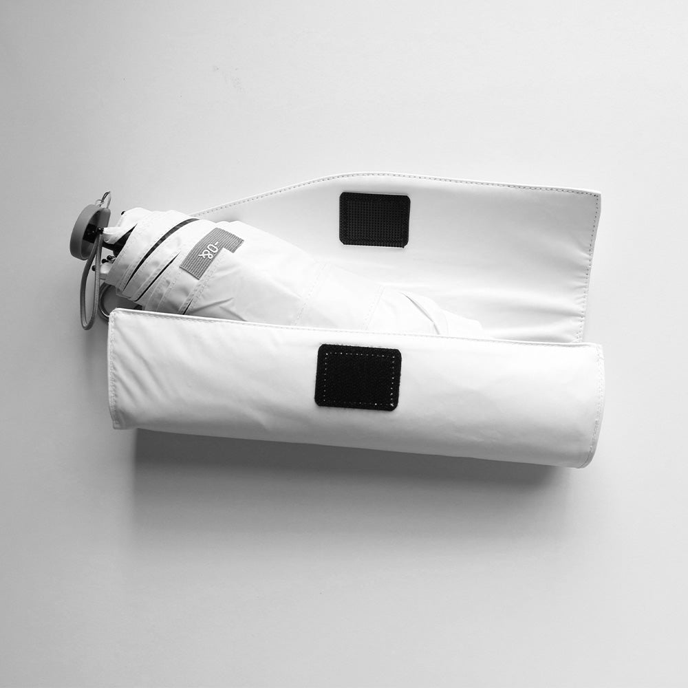 日傘 ホワイト 55cm / Radi-Cool 手開き式 折りたたみ傘 晴雨兼用