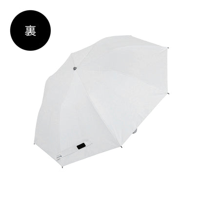 日傘 ホワイト 50cm / Radi-Cool ジャンプ式 折りたたみ傘 晴雨兼用