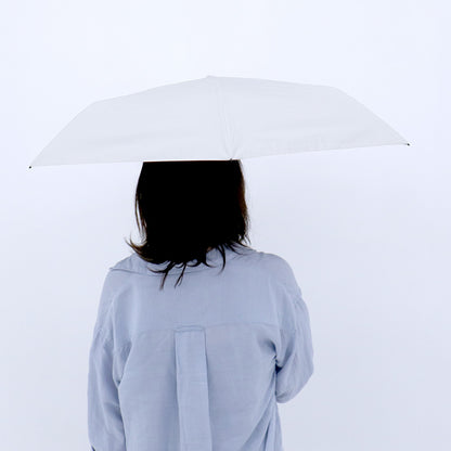 日傘 ホワイト インサイドプレーン 50cm LDSI-I-50PM-1 / Radi-Cool 手開き式 折りたたみ傘 晴雨兼用