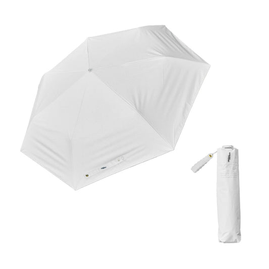 日傘 ホワイト インサイドプレーン 60cm LDSI-I-60PM-1 / Radi-Cool 手開き式 折りたたみ傘 晴雨兼用
