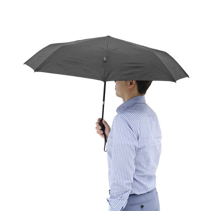 雨傘 マットクロス 53cm KNT220-1100 / 自動開閉式 折りたたみ傘 T.220