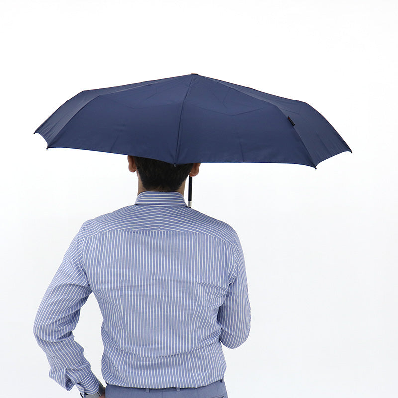 雨傘 ネイビー 53cm KNT220-1200 / 自動開閉式 折りたたみ傘 T.220