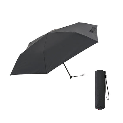 雨傘 ブラック 50cm KNU050-1001 / 手開き式 折りたたみ傘 晴雨兼用 US.050