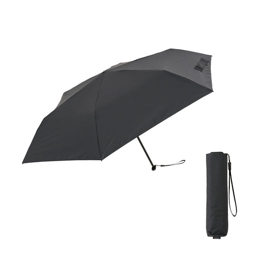 雨傘 ブラック 50cm KNU050-1001 / 手開き式 折りたたみ傘 晴雨兼用 US.050
