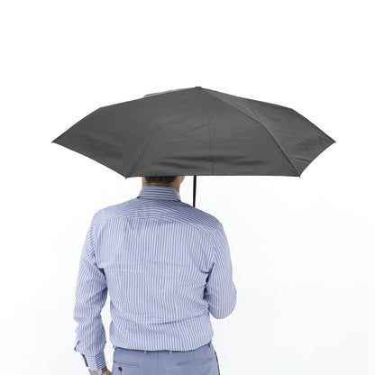 雨傘 ブラック 50cm KNU050-1001 / 手開き式 折りたたみ傘 晴雨兼用 US.050