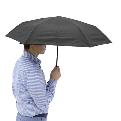 雨傘 ブラック 50cm KNU050-1001 / 手開き式 折りたたみ傘 晴雨兼用 US.050