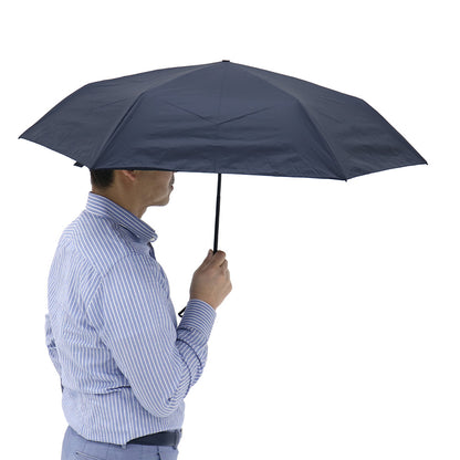 雨傘 ネイビー 50cm KNU050-1201 / 手開き式 折りたたみ傘 晴雨兼用 US.050