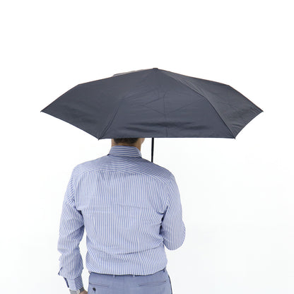 雨傘 ネイビー 50cm KNU050-1201 / 手開き式 折りたたみ傘 晴雨兼用 US.050