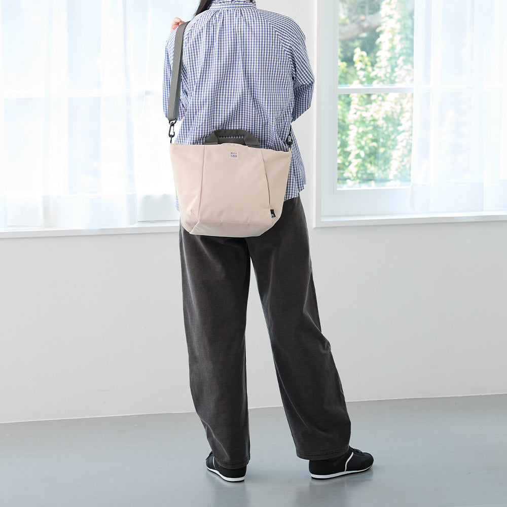 2WAY ショルダー トートバッグ アイボリー  / デリ.ライトウォーターリペレント-H