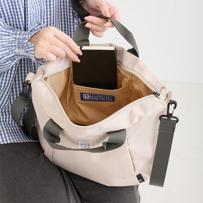 2WAY ショルダー トートバッグ アイボリー  / デリ.ライトウォーターリペレント-H