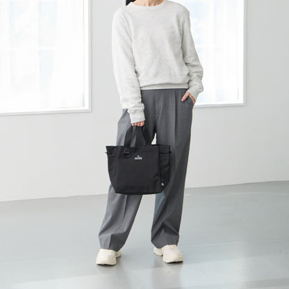 2WAY ショルダー トートバッグ ブラック  / SC.デリ2way.リップストップ-A