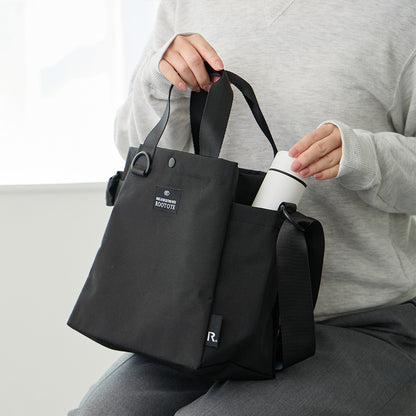 2WAY ショルダー トートバッグ ブラック  / SC.デリ2way.リップストップ-A