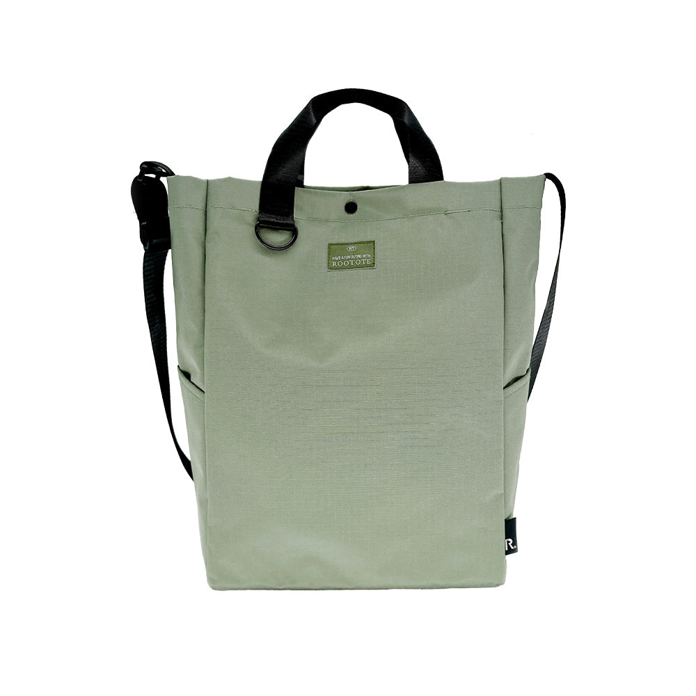 2WAY ショルダー トートバッグ カーキ / SC.トール2WAY.リップストップ-A