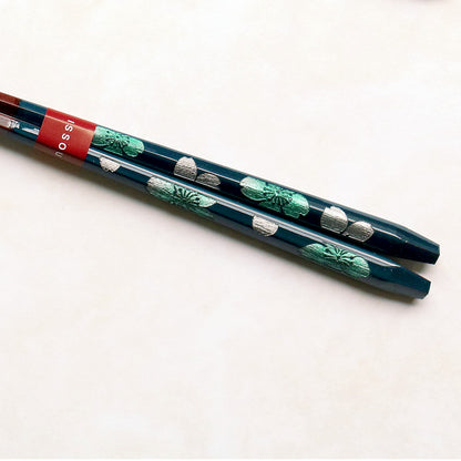 箸 二膳 + 箸置き 桜彩 39394 / 桐箱
