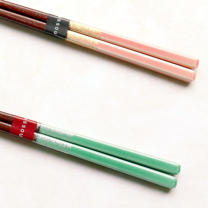 箸 二膳 + 箸置き ほのか 39353 / 桐箱