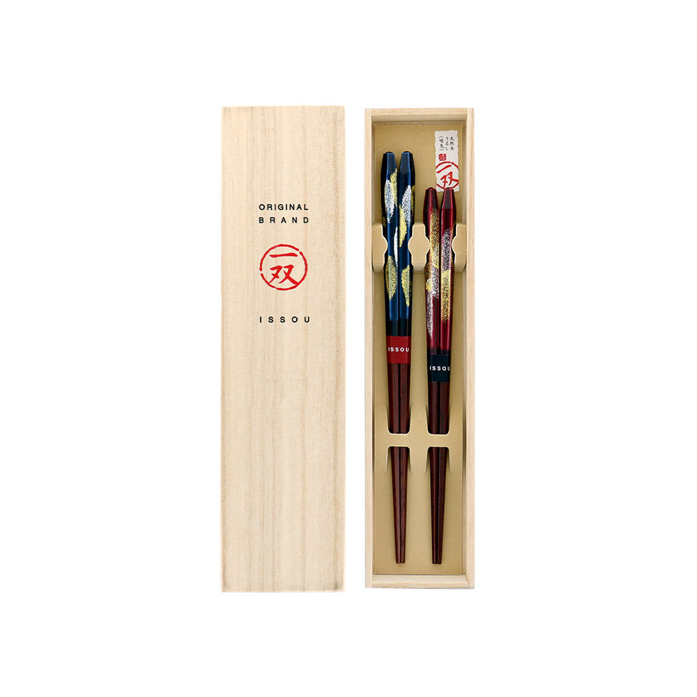 箸 二膳 大花火 39342 / 桐箱