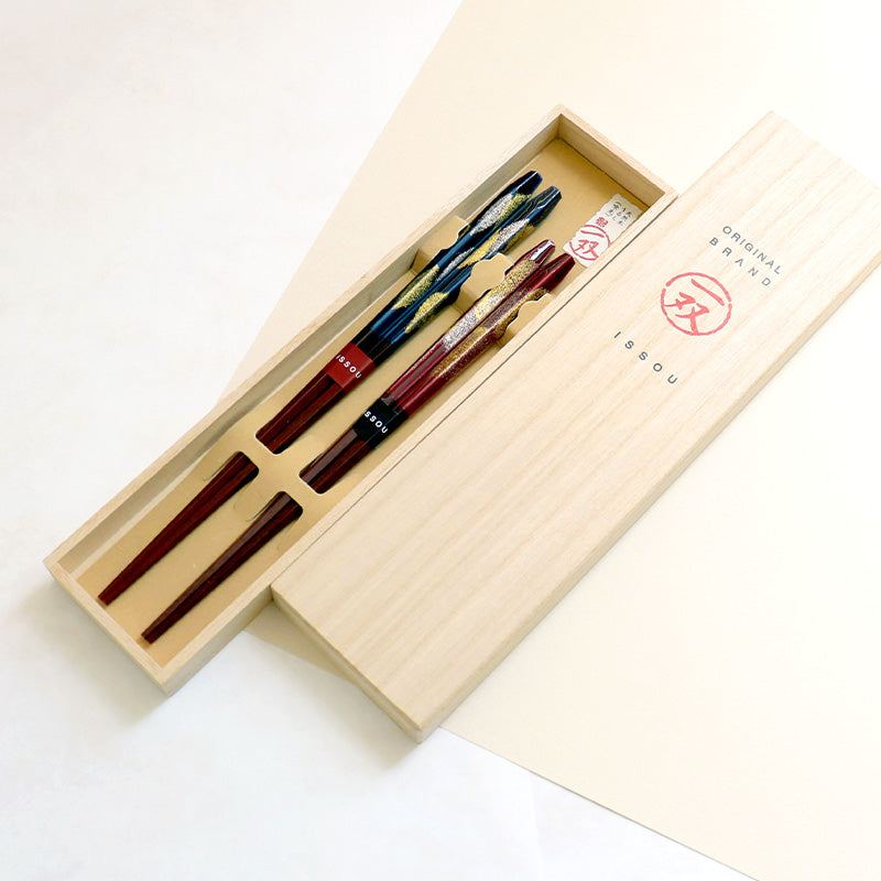 箸 二膳 大花火 39342 / 桐箱