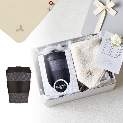 タンブラー William Morris 350ml + タオルハンカチ ナチュラル / Premium Gift Set