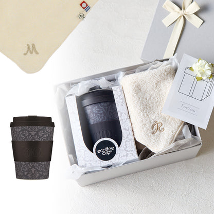 タンブラー William Morris 350ml + タオルハンカチ ナチュラル / Premium Gift Set