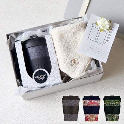 タンブラー William Morris 350ml + タオルハンカチ ナチュラル / Premium Gift Set