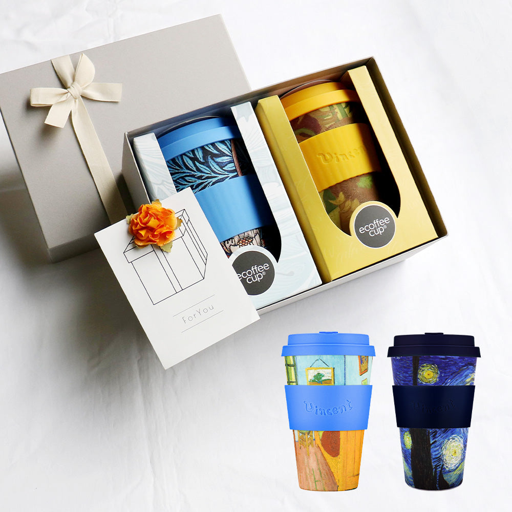 ペアタンブラー 組み合わせ自由 Van Gogh William Morris 400ml / Premium Gift Set