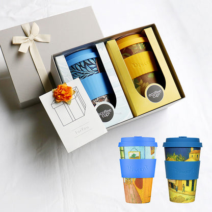 ペアタンブラー 組み合わせ自由 Van Gogh William Morris 400ml / Premium Gift Set