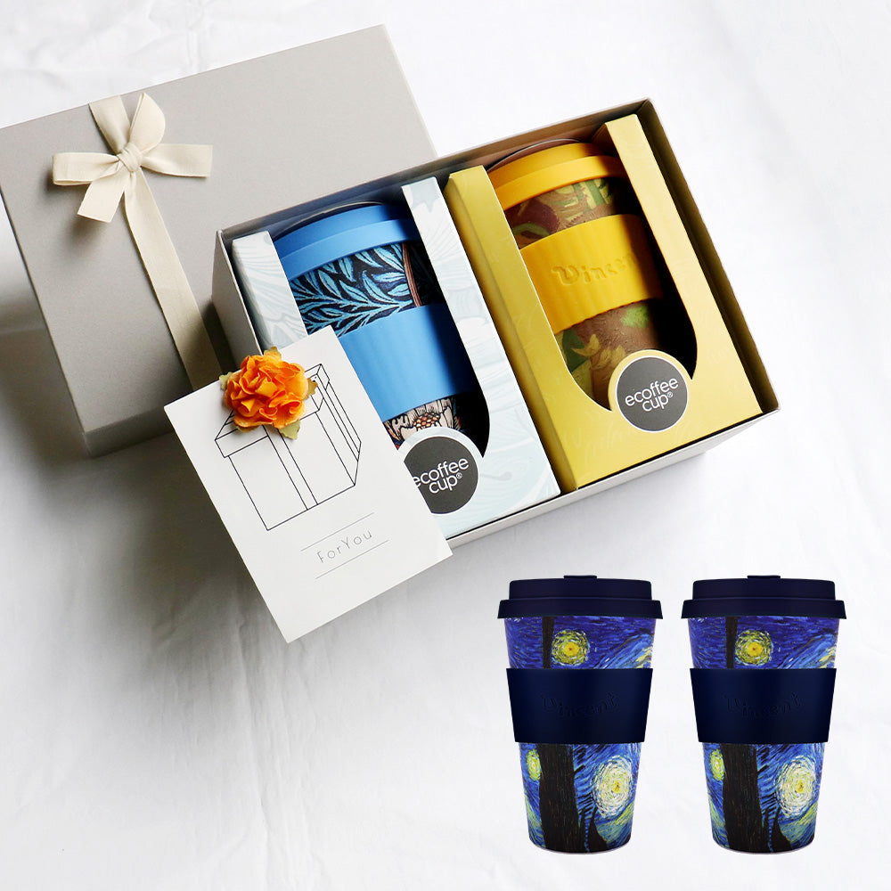ペアタンブラー 組み合わせ自由 Van Gogh William Morris 400ml / Premium Gift Set
