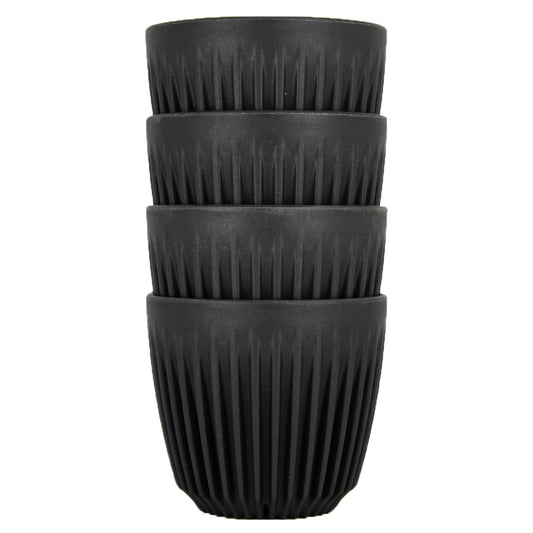 タンブラー チャコール 4個セット 175ml 6oz / HuskeeCup