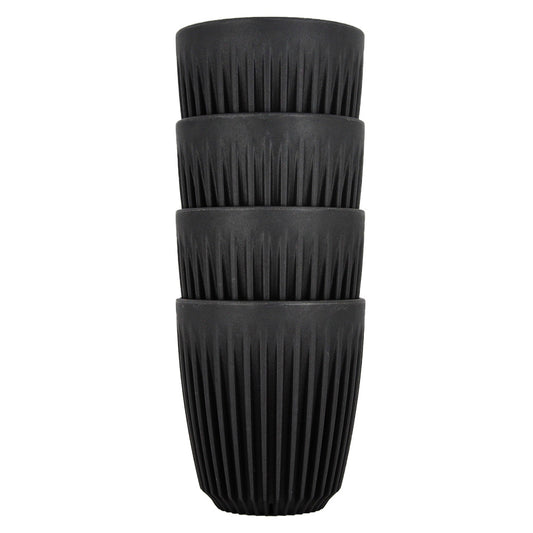 タンブラー チャコール 4個セット 235ml 8oz / HuskeeCup