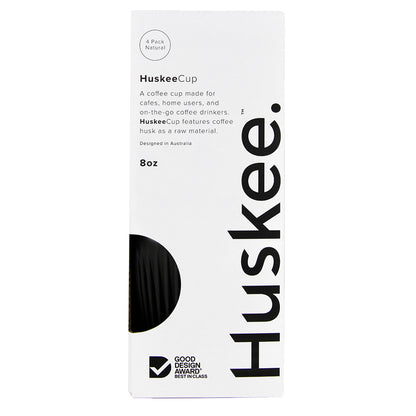 タンブラー チャコール 4個セット 235ml 8oz / HuskeeCup