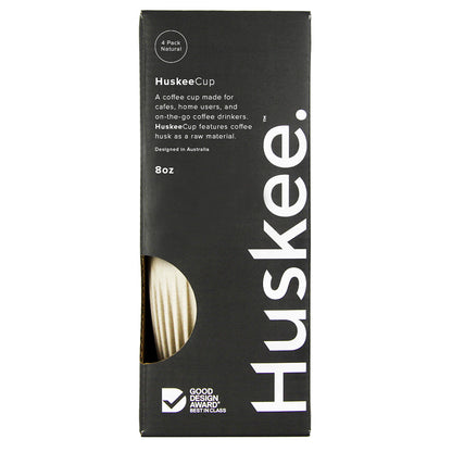 タンブラー ナチュラル 4個セット 235ml 8oz / HuskeeCup