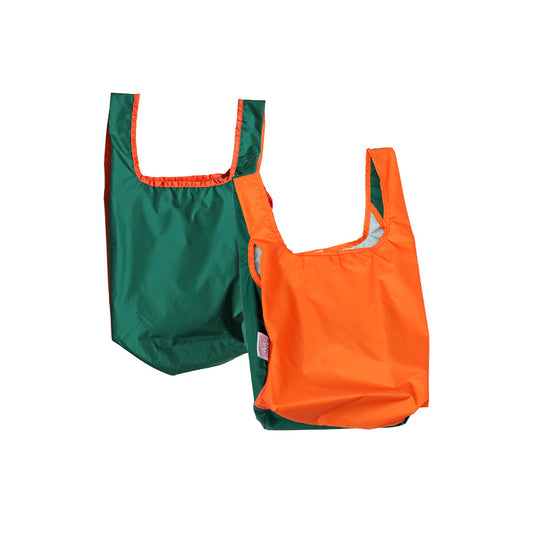 エコバッグ mini Bicolour Green & Orange（ミニバイカラーグリーン&オレンジ）