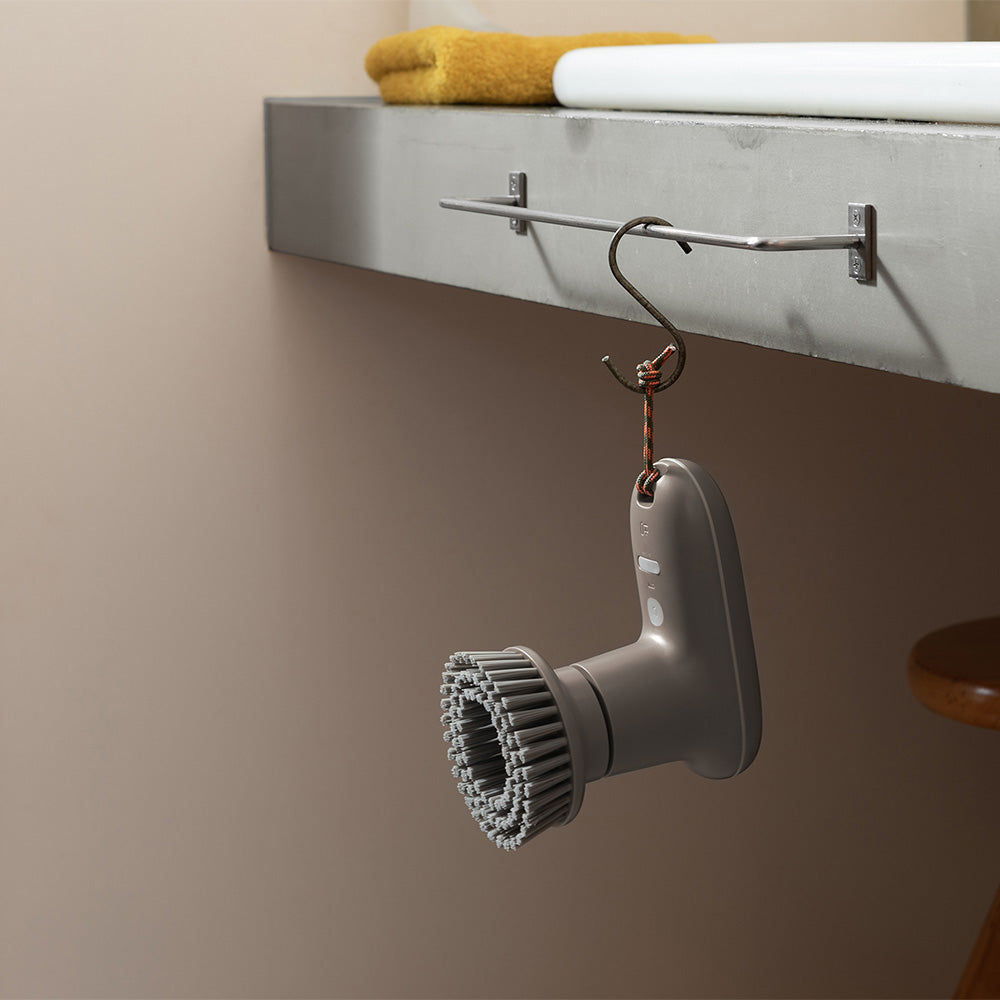 電動ブラシ ブラウングレー / XJR-J010 【激落ちくん】