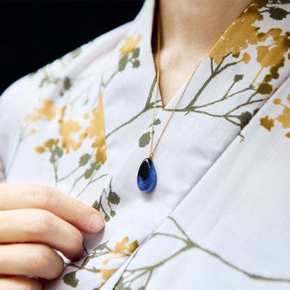 ペンダント 青星 大  / とろり