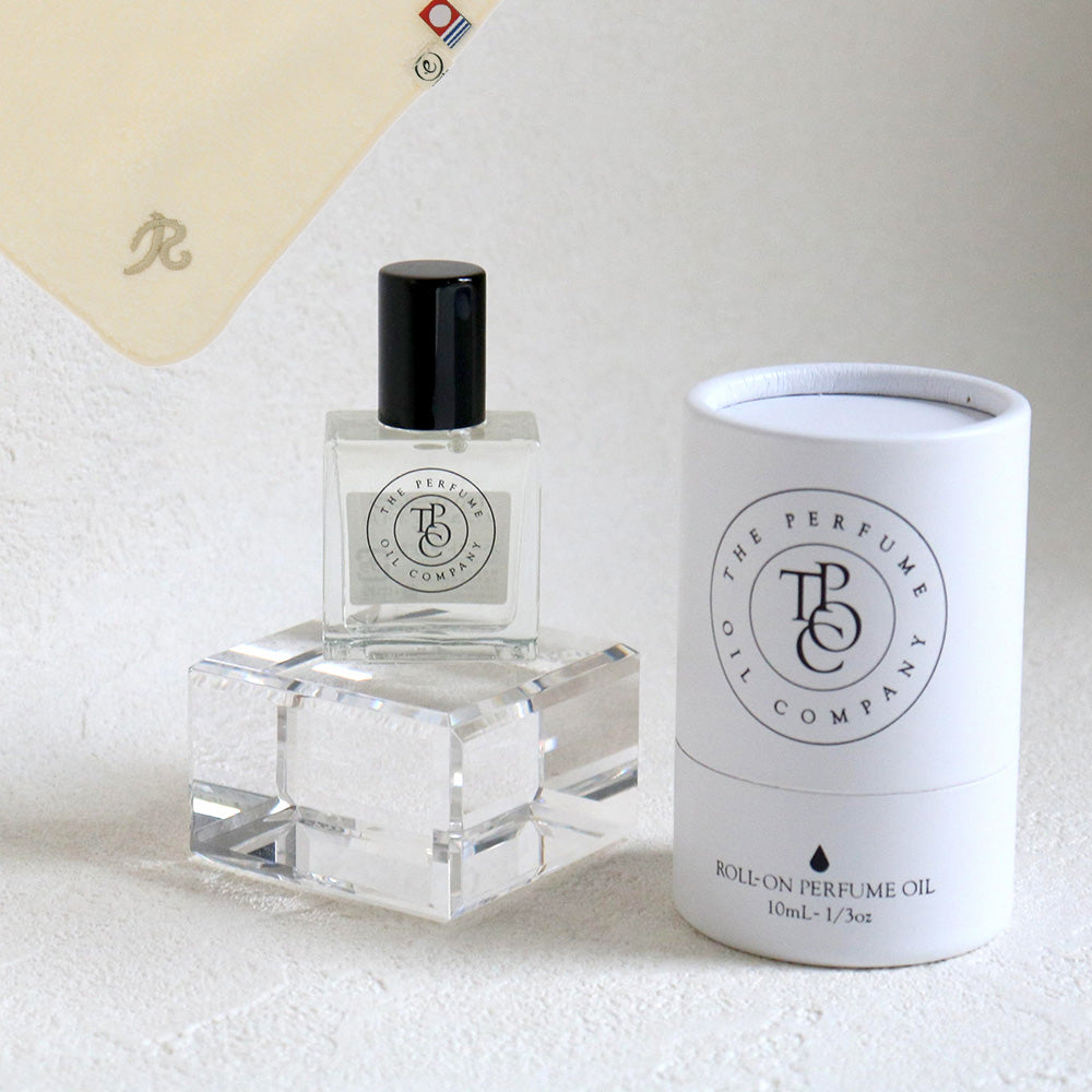 パフュームオイル 10ml + タオルハンカチ ナチュラル / Premium Gift Set