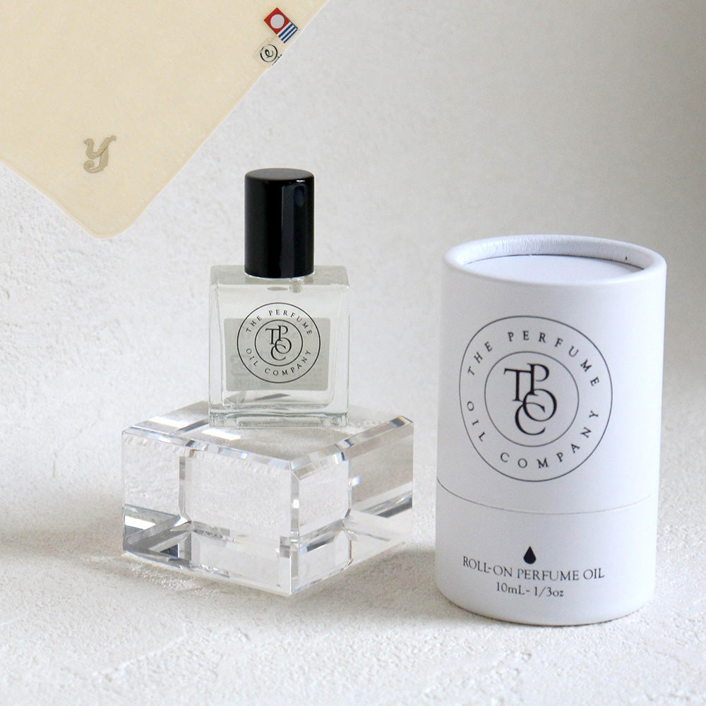 パフュームオイル 10ml + タオルハンカチ ナチュラル / Premium Gift Set