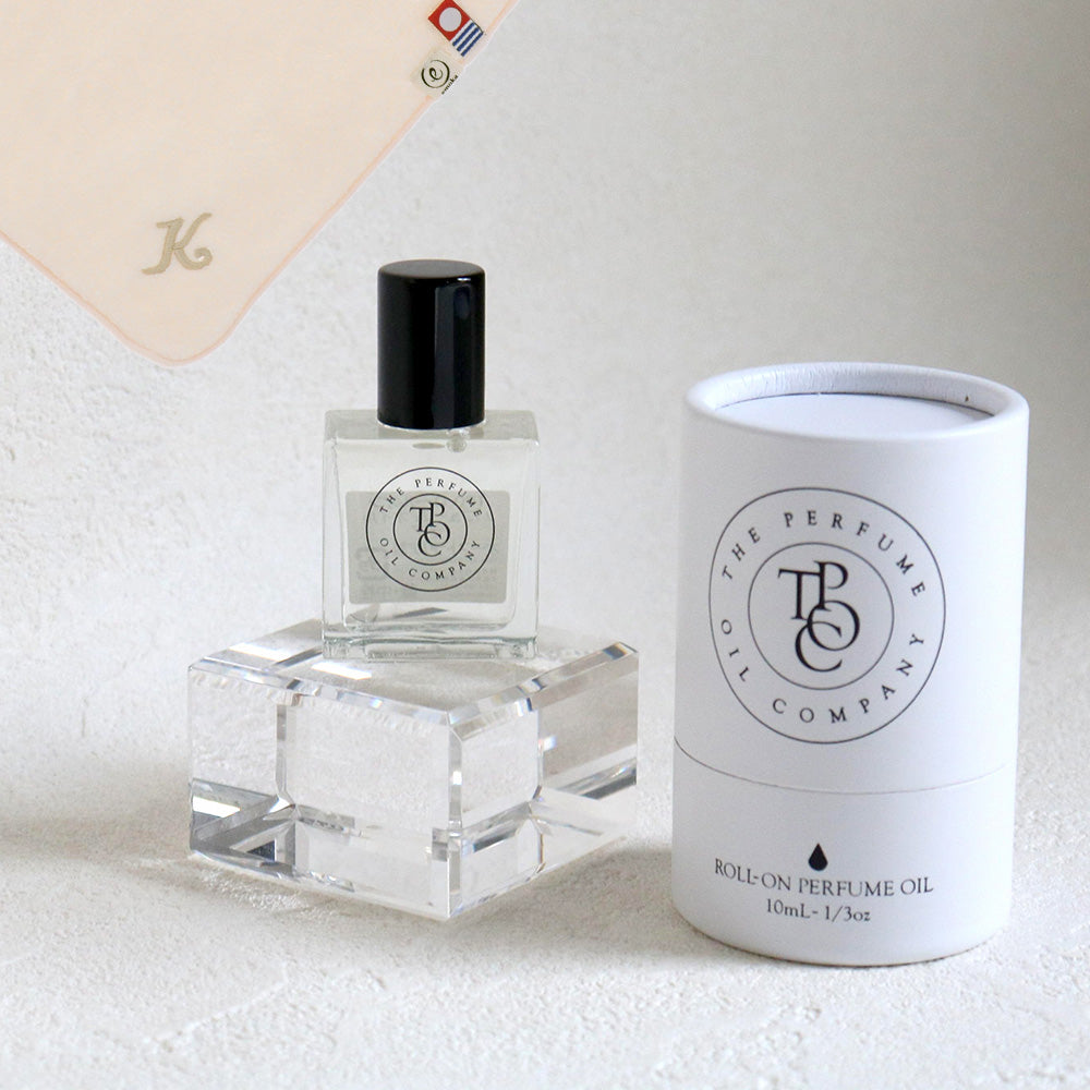 パフュームオイル 10ml + タオルハンカチ パウダーピンク / Premium Gift Set