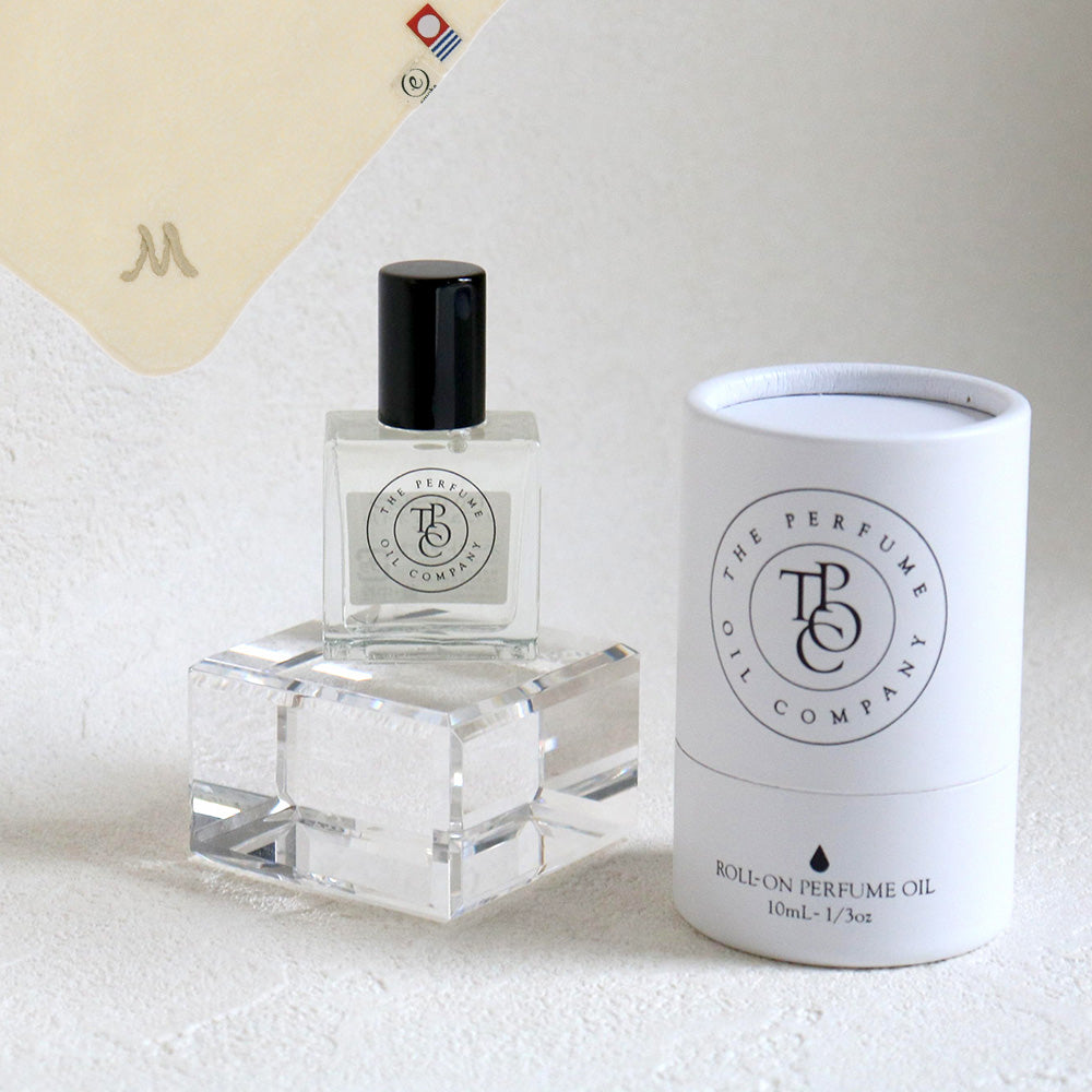 パフュームオイル 10ml + タオルハンカチ ナチュラル / Premium Gift Set
