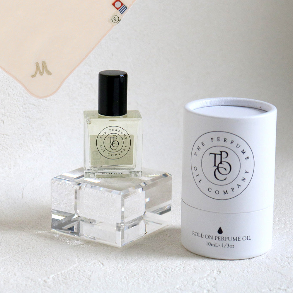 パフュームオイル 10ml + タオルハンカチ パウダーピンク / Premium Gift Set