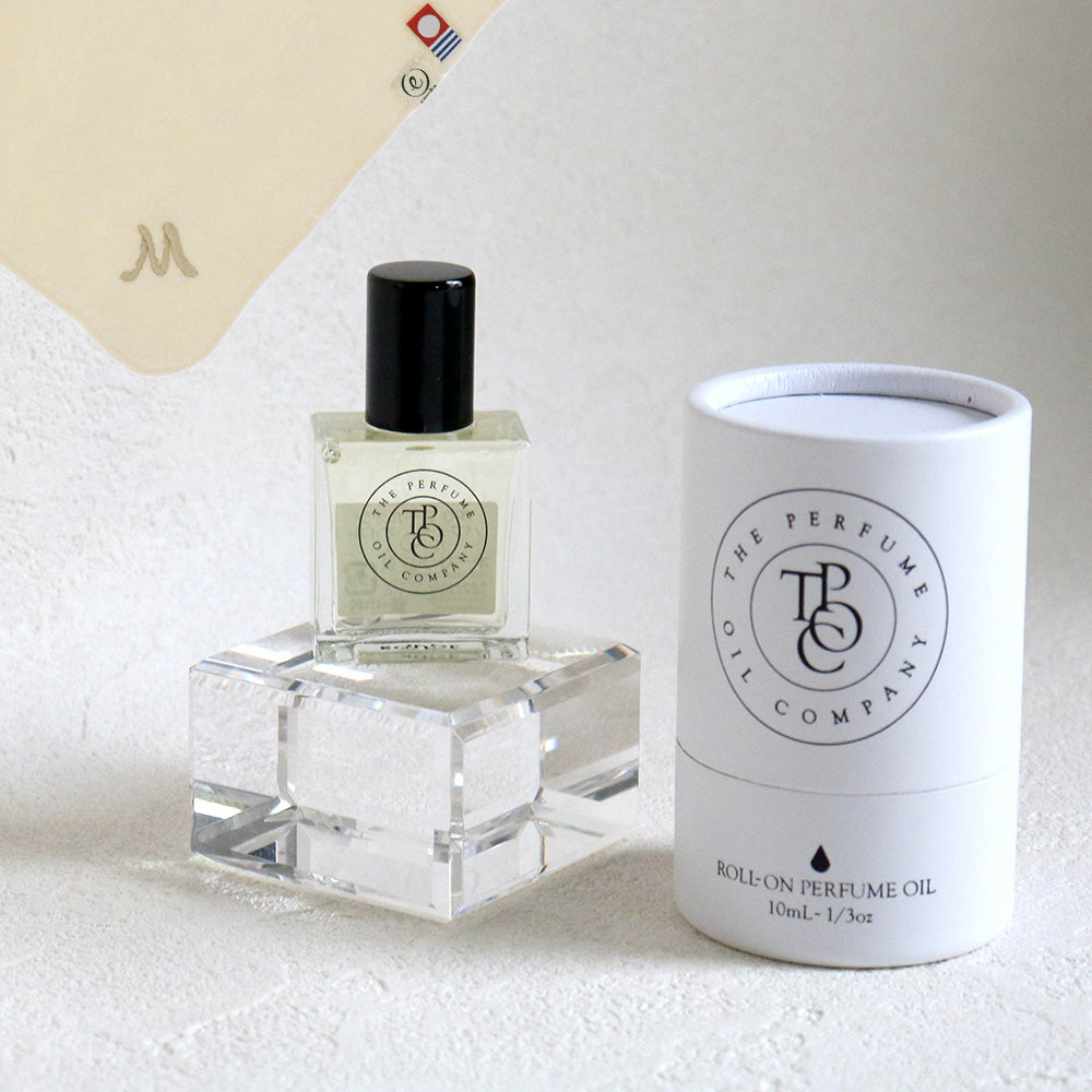 パフュームオイル 10ml + タオルハンカチ ナチュラル / Premium Gift Set