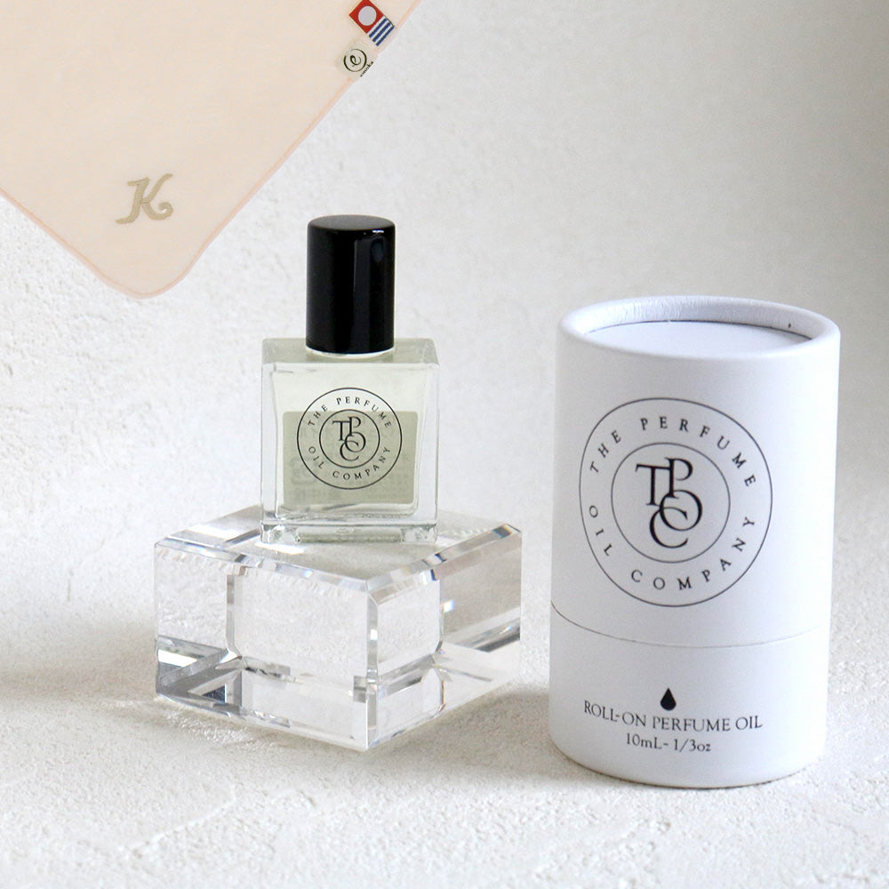 パフュームオイル 10ml + タオルハンカチ パウダーピンク / Premium Gift Set