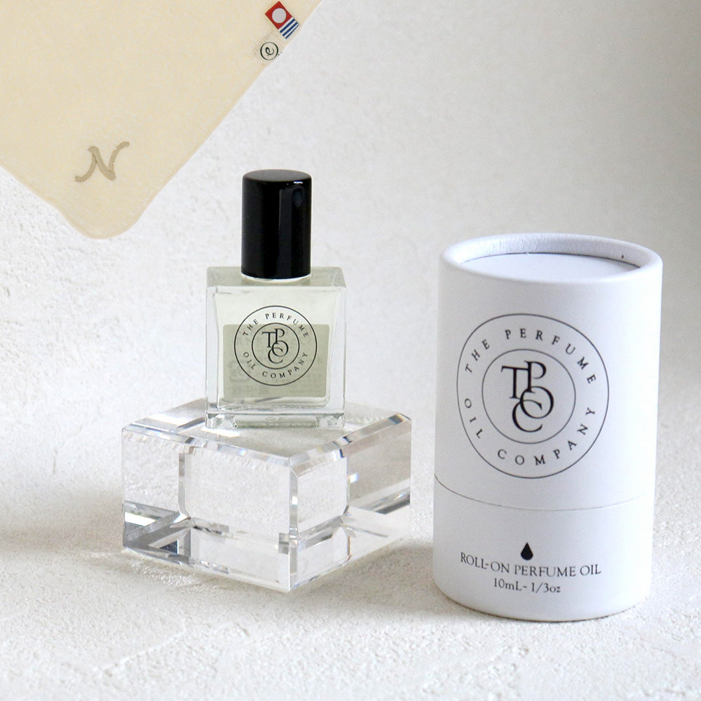 パフュームオイル 10ml + タオルハンカチ ナチュラル / Premium Gift Set