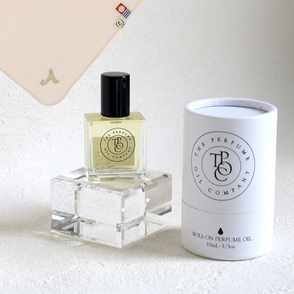 パフュームオイル 10ml + タオルハンカチ パウダーピンク / Premium Gift Set
