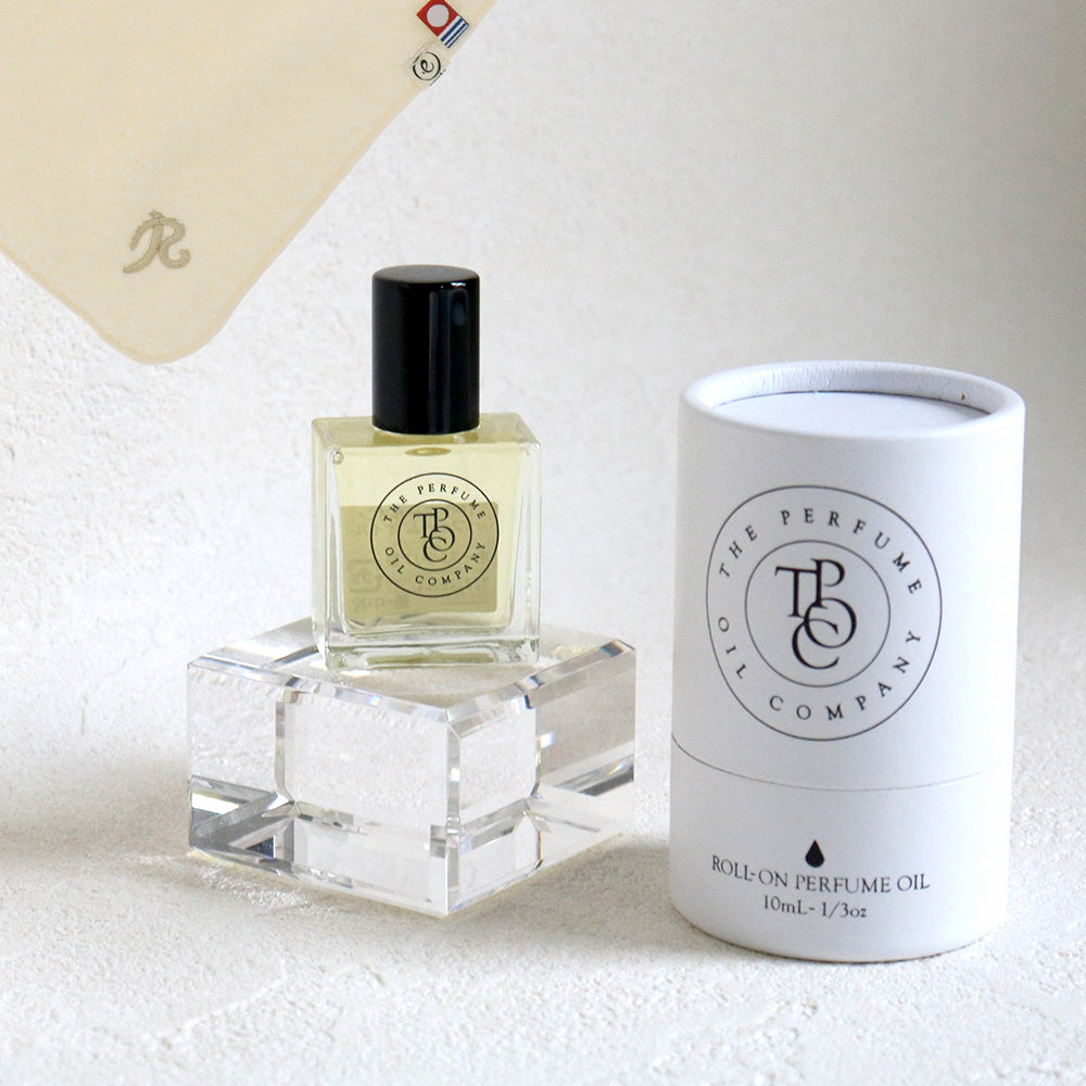 パフュームオイル 10ml + タオルハンカチ ナチュラル / Premium Gift Set