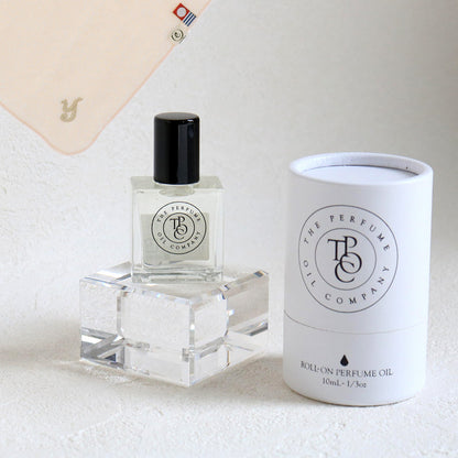 パフュームオイル 10ml + タオルハンカチ パウダーピンク / Premium Gift Set