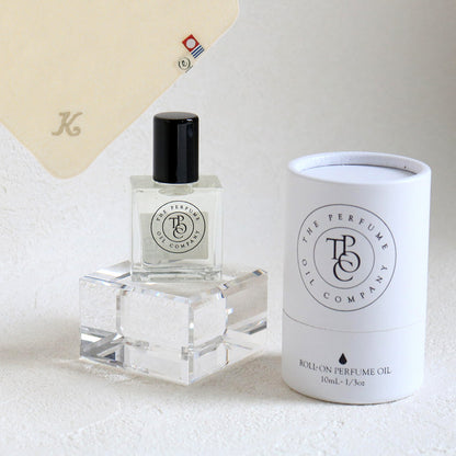 パフュームオイル 10ml + タオルハンカチ ナチュラル / Premium Gift Set